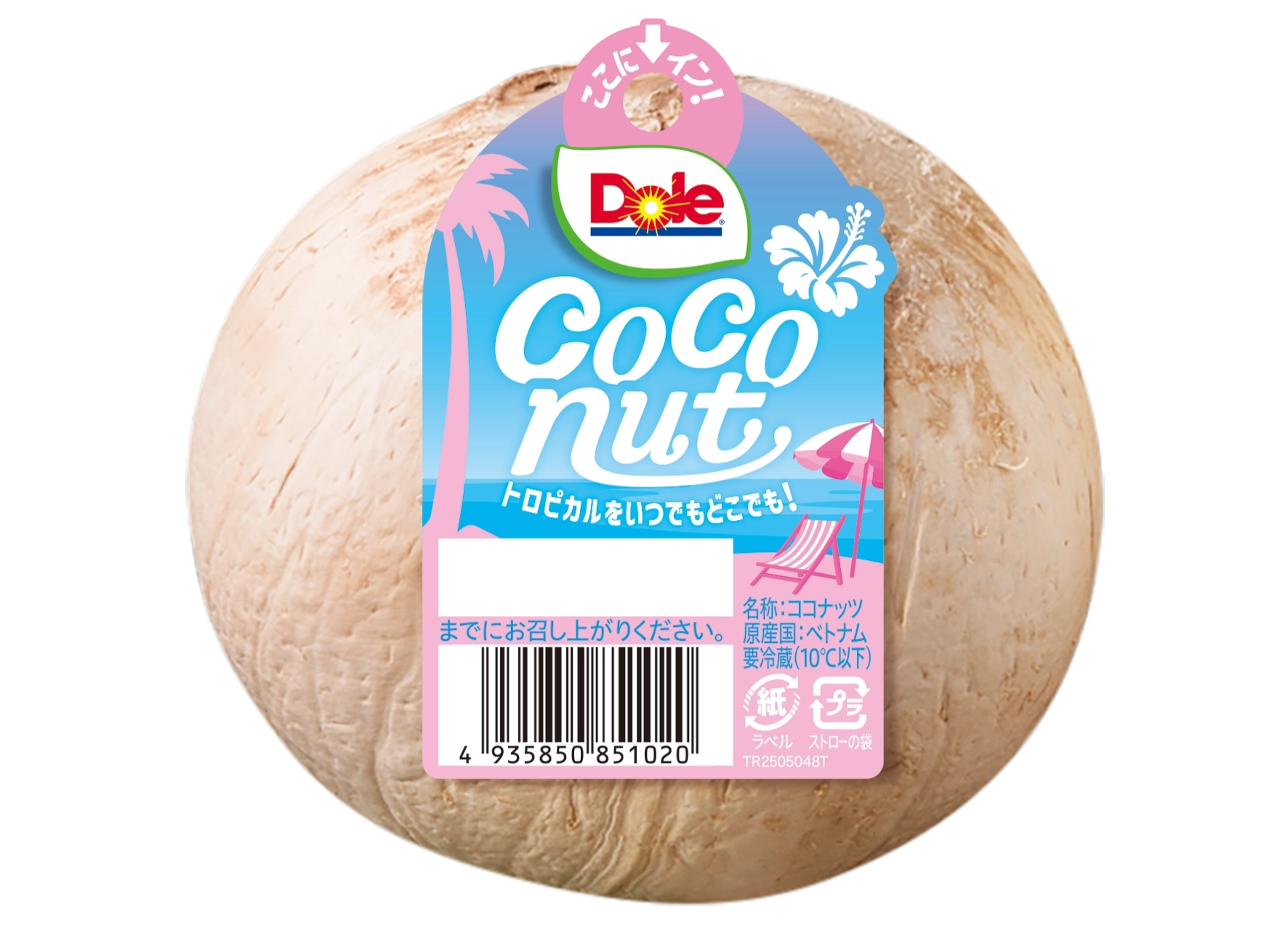 Doleのベトナム産ココナッツ（出所）株式会社Doleによる写真提供